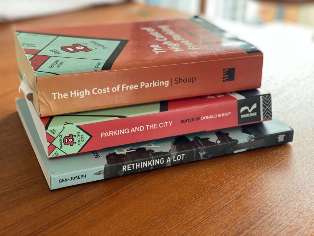 Win a signed copy of Parking and the City (and more) and support the Parking Reform Network